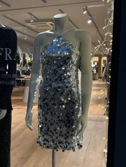 Adriana pallietkjole sølv