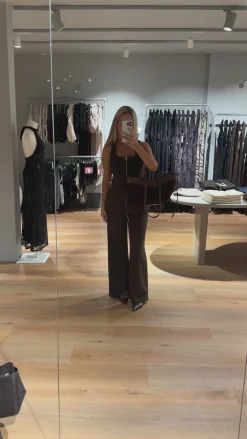 Alicia bukser mørkebrun