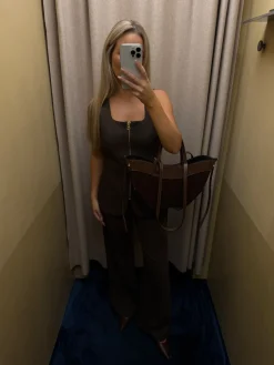 Alicia bukser mørkebrun