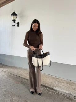 Amira bluse mørkebrun