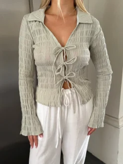 Arianna skjorte pastelgrøn