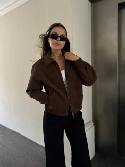 Arielle jakke brun