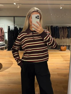 Asta bluse mørkebrun