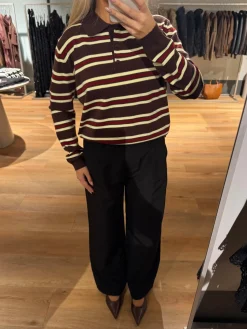 Asta bluse mørkebrun