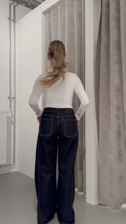 Aya jeans mørkeblå tall