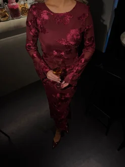 Bella kjole bordeaux