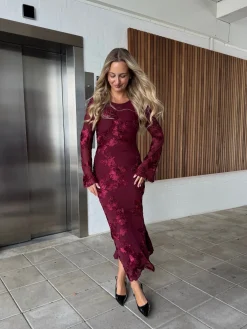 Bella kjole bordeaux