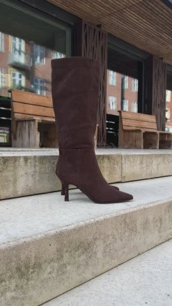 Camilla støvler mørkebrun