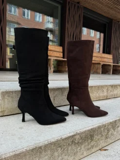 Camilla støvler mørkebrun