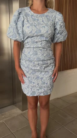 Caroline kjole lyseblå