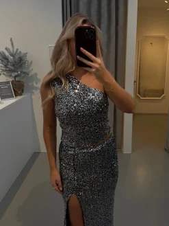 Claudia nederdel sølv