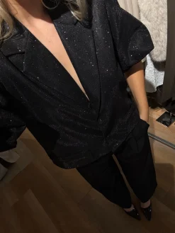 Dafina glittertop sort