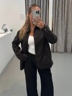 Emmy jakke mørkebrun