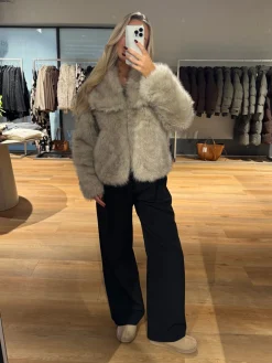 Flavia faux fur creme