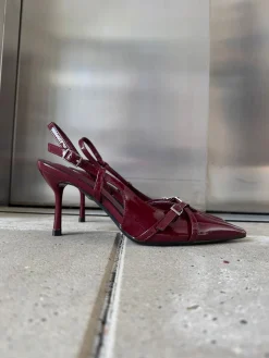 Flora stiletter bordeaux