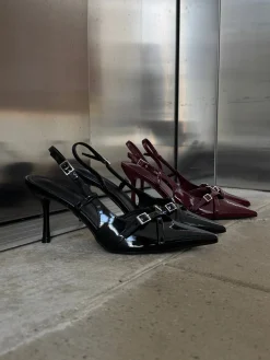 Flora stiletter bordeaux