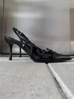 Flora stiletter sort