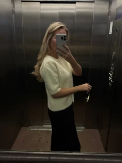 Freja cardigan pastelgul