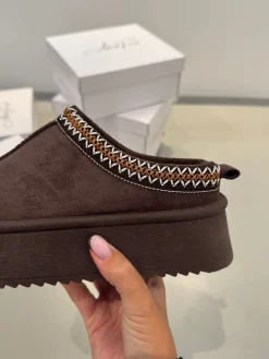 Frida bamsesko mørkebrun