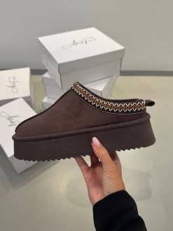 Frida bamsesko mørkebrun