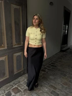 Hailey bluse pastelgul