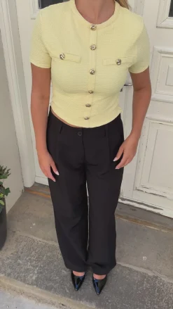 Hailey bluse pastelgul