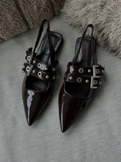 Isabella ballerina mørkebrun