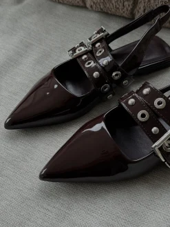 Isabella ballerina mørkebrun