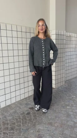 Isabella cardigan mørkegrå