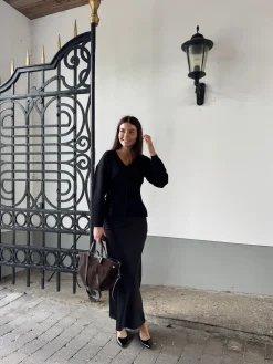 Josefina nederdel sort