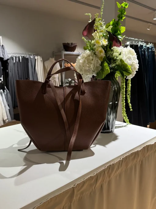 Luciana taske kastanje brun