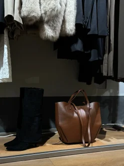 Luciana taske kastanje brun