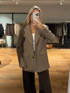 Macie trenchcoat lysebrun