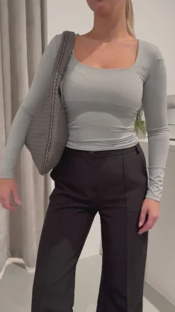 Malou bluse lysegrå