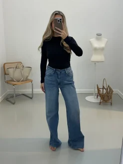 Malou crew neck bodystocking sort