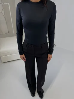 Malou crew neck bodystocking sort