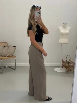 Malou t-shirt bodystocking sort