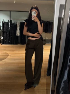 Marie bukser mørkebrun tall