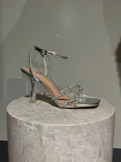 Marielle stiletter sølv