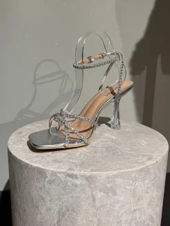 Marielle stiletter sølv