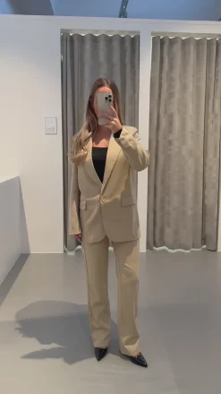 Martine bukser beige tall