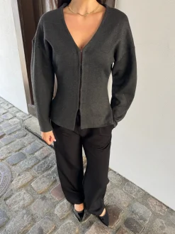 Mikela bluse mørkegrå