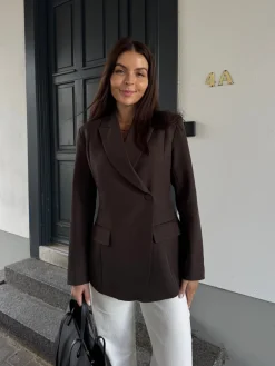 Naja blazer mørkebrun