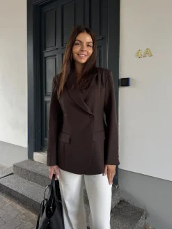 Naja blazer mørkebrun