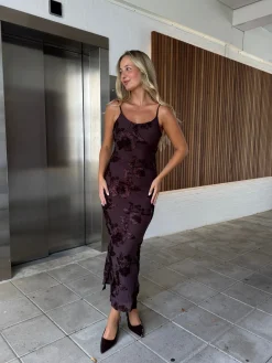 Naomi kjole mørkebrun