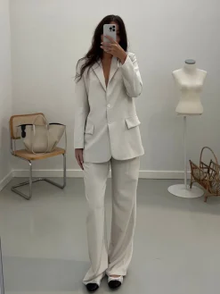 Olivia bukser creme tall