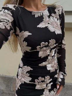 Olivia kjole mønstret