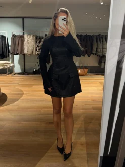 Ophelia glimmerkjole sort