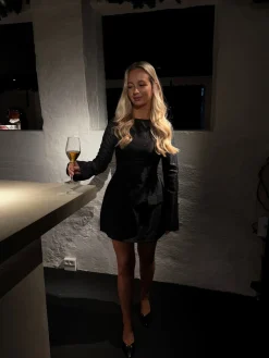 Ophelia glimmerkjole sort