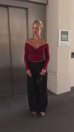 Sienna bluse bordeaux